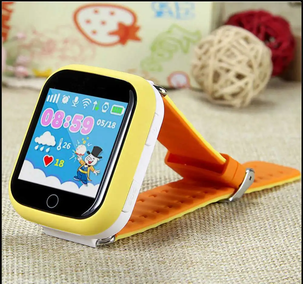 Gps умные часы Q750 Q100 Детские умные часы с 1,54 дюймовым сенсорным экраном SOS устройство отслеживания местоположения вызова для детей безопасный PK Q50 Q90