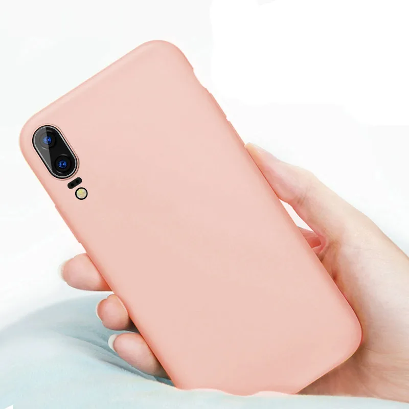 Жидкий силиконовый чехол ярких цветов для huawei P30 pro Чехол P10 P20 mate 20 30 lite Матовая