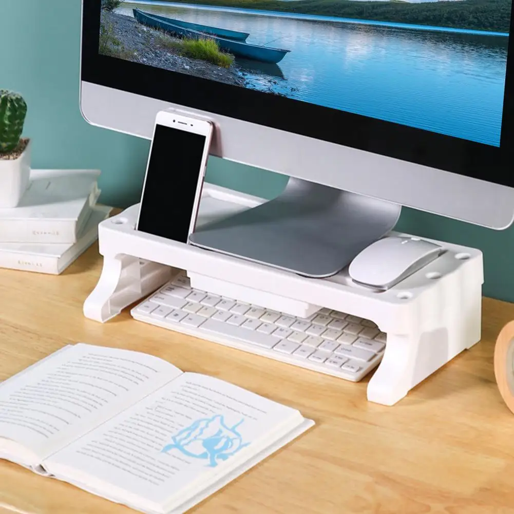 

Computer Raised Stand Ergonomic Design Widely Used Storage Rack Desktop MonitorNotebook Laptop Stand For PC Laptop