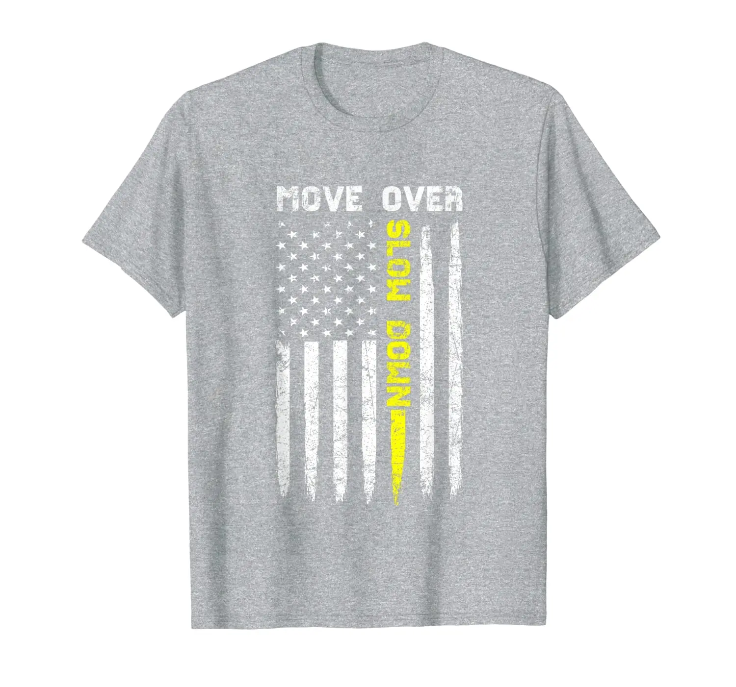 

USA Thin Yellow Line Slow Down Tow Truck Driver Shirts Gift