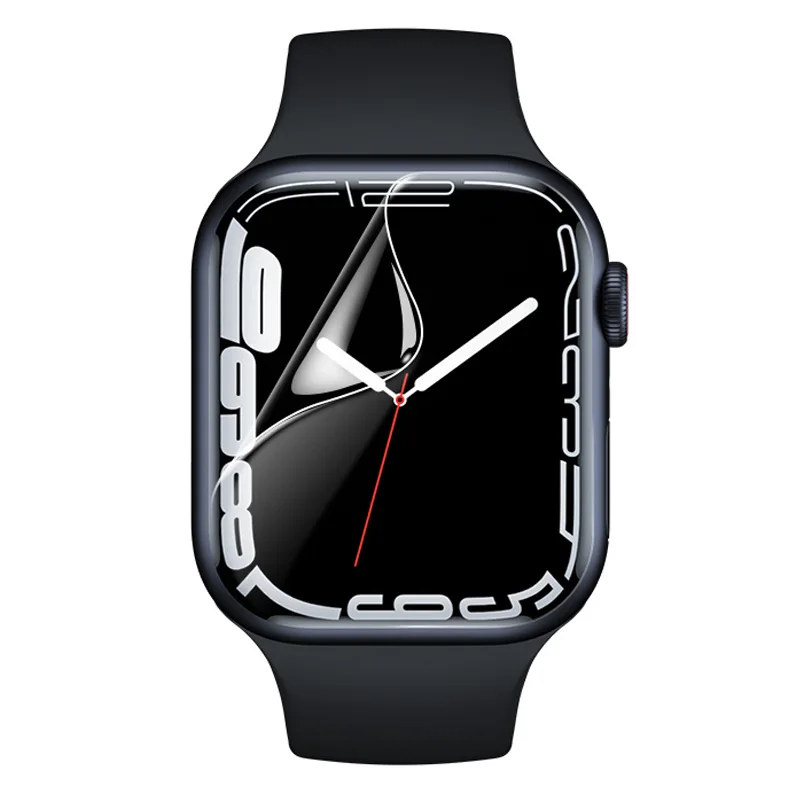 Защитная пленка HD для Apple Watch протектор экрана iWatch серии 3 4 5 SE 6 7 45 мм 41 44 40 42 38 (не