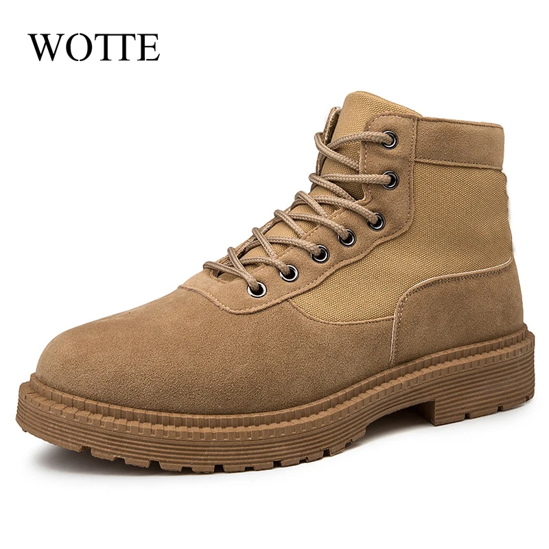 Мужские ботинки сезон осень-зима 2020 мужские водонепроницаемые из искусственной