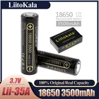 100% Оригинальный умное устройство для зарядки никель-металлогидридных аккумуляторов от компании LiitoKala: Lii-35A 18650 3500mAh 3,7 V литий-ионный аккумулятор Перезаряжаемые Батарея 10A литий Батарея Высокая утечка для Flashinglight