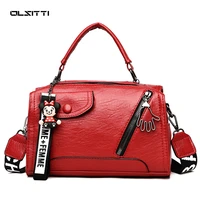 olsitti solid color pu leather shoulder bags for women 2020 travel bag fashion simple messenger ladies crossbody bag sac a main