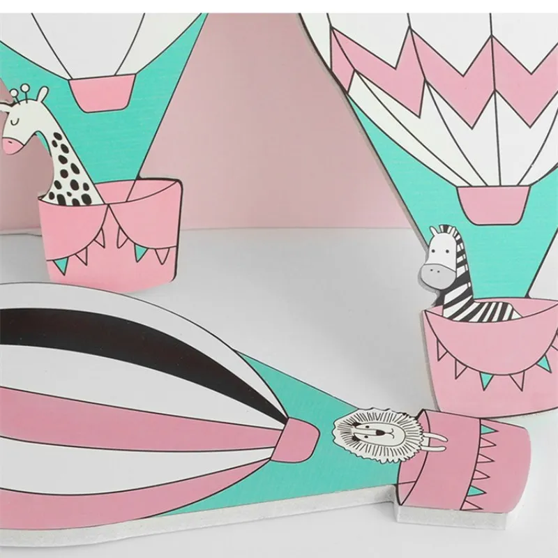 INS скандинавский деревянный воздушный шар украшения настенный стикер украшение