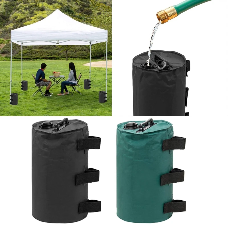 Canopy Water Weight Bag Large Capacity Canopy Tent PVC Sandbag For Instant Outdoor Parasol Leg Weights Bags Accessories