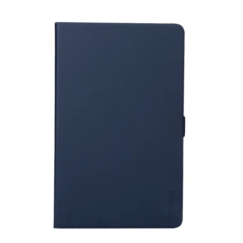 Dark blue Тонкий чехол из искусственной кожи для samsung Galaxy Tab S4, 10,5 дюймов, T830 T835, SM-T830, умный чехол, чехол для планшета, окрашенная оболочка+ пленка+ стилус - Цвет: Dark blue
