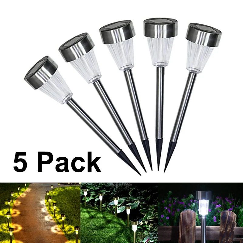 

LED Solar Lights Outdoor Landscape Lawn Decoration Lamp Waterproof Warm white for Garden Lawn Walkway Patio Yard