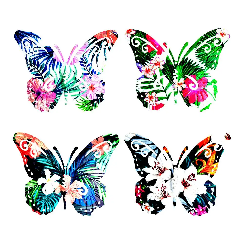 

3D наклейки на стену с бабочками, подвесные украшения, Настенный декор, художественные наклейки для дома, спальни, гостиной, офиса, сада