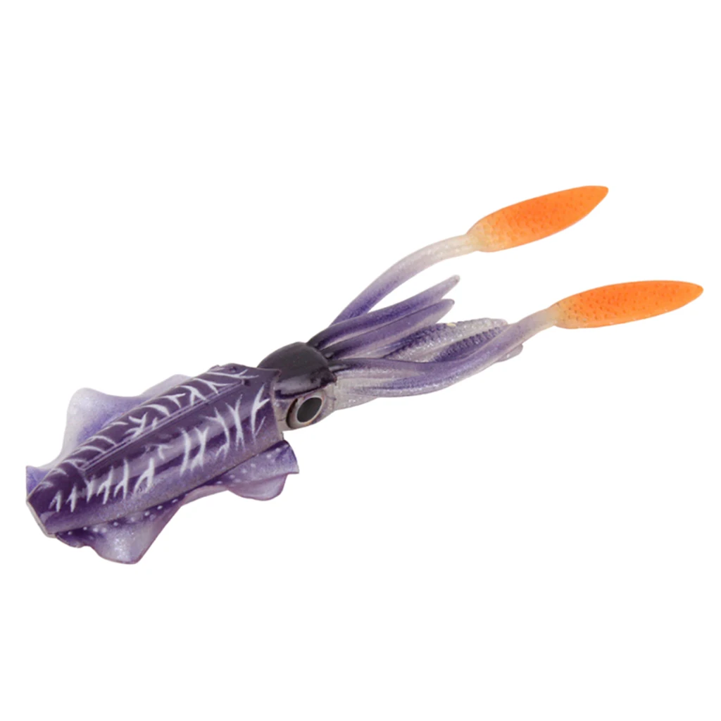 

Portable Soft Artificial Squid Lure Long Tail Saltwater Octopus Bait