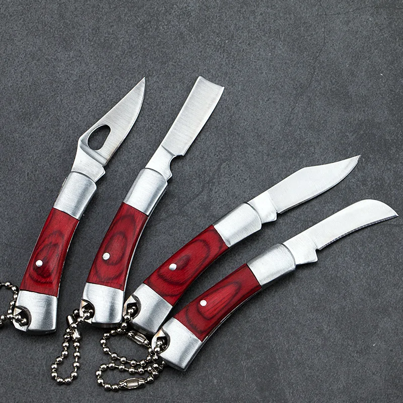 

Mini Folding Pocket Knife EDC Tactical Outdoor Fishing Hunting Knife Survival Edc Tool Peeler Stainless Steel