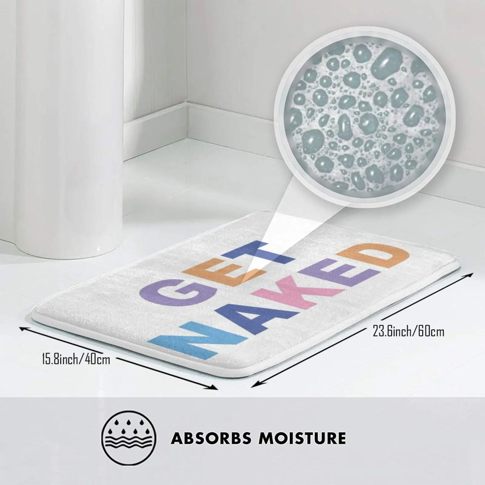 Забавный коврик для входной двери с забавными котировками ванной комнаты набор