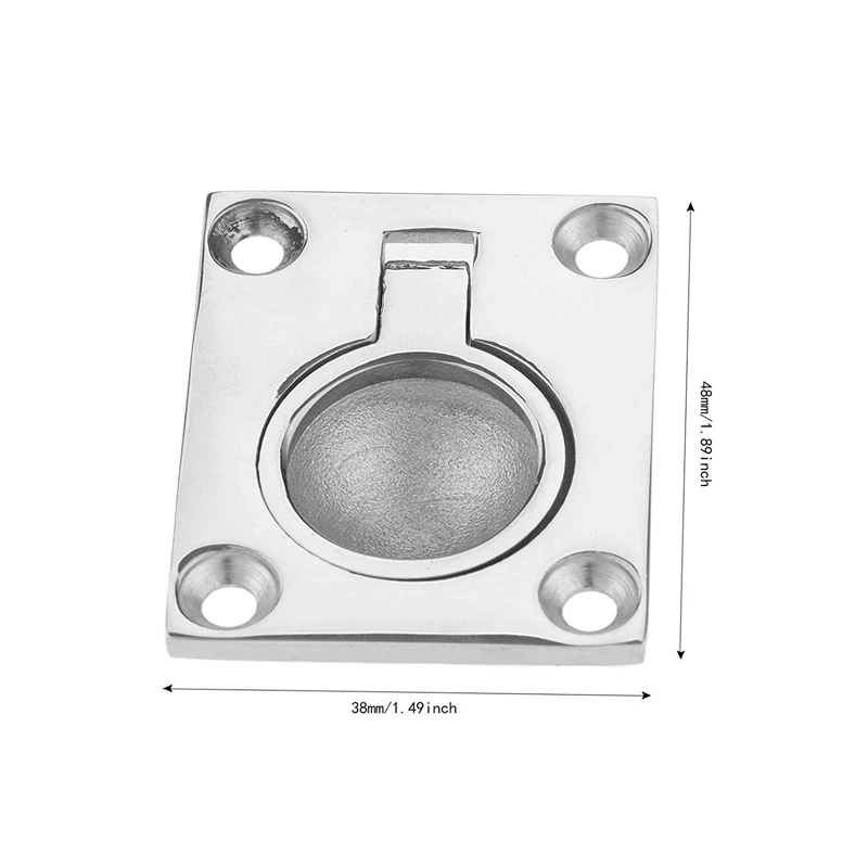 48X38 мм лодочный шкафчик лючок защелка шкаф заподлицо крепление дверное кольцо