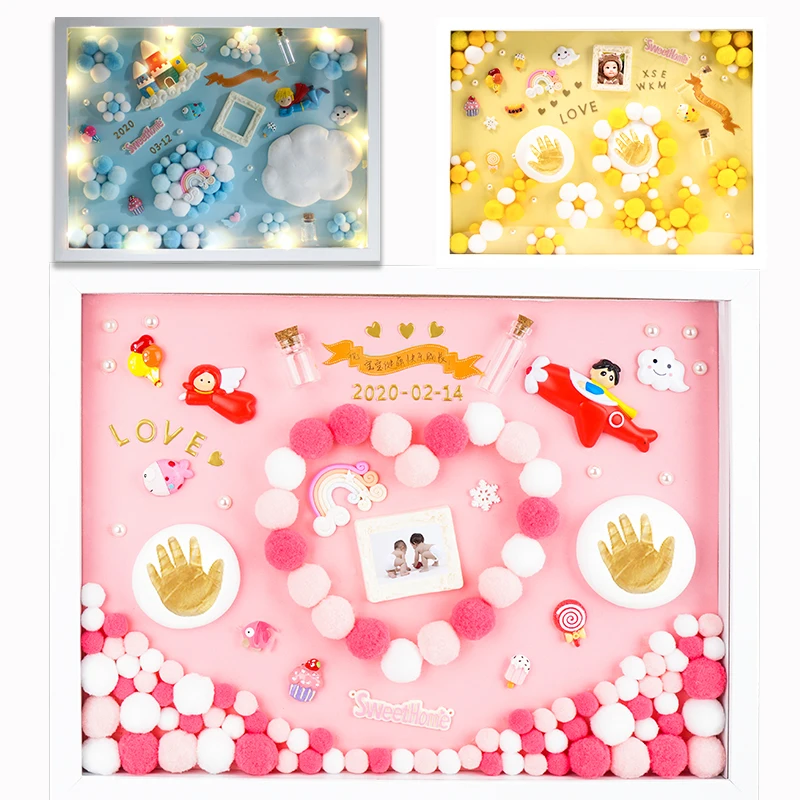 Комплект для новорожденных с принтом в виде руки подарок девочек и мальчиков