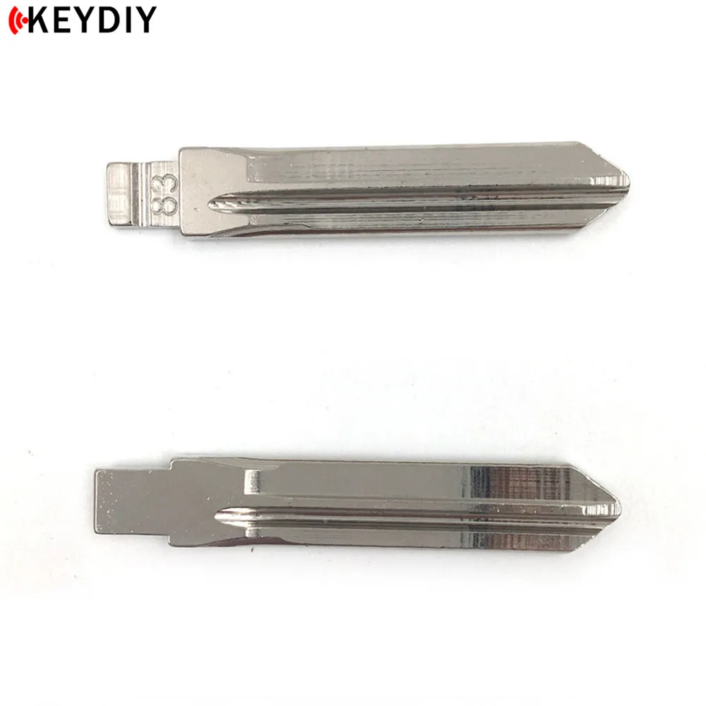 KEYDIY 10 шт. NO.83 металлический необработанный складной ключ KD/VVDI/JMD полотно