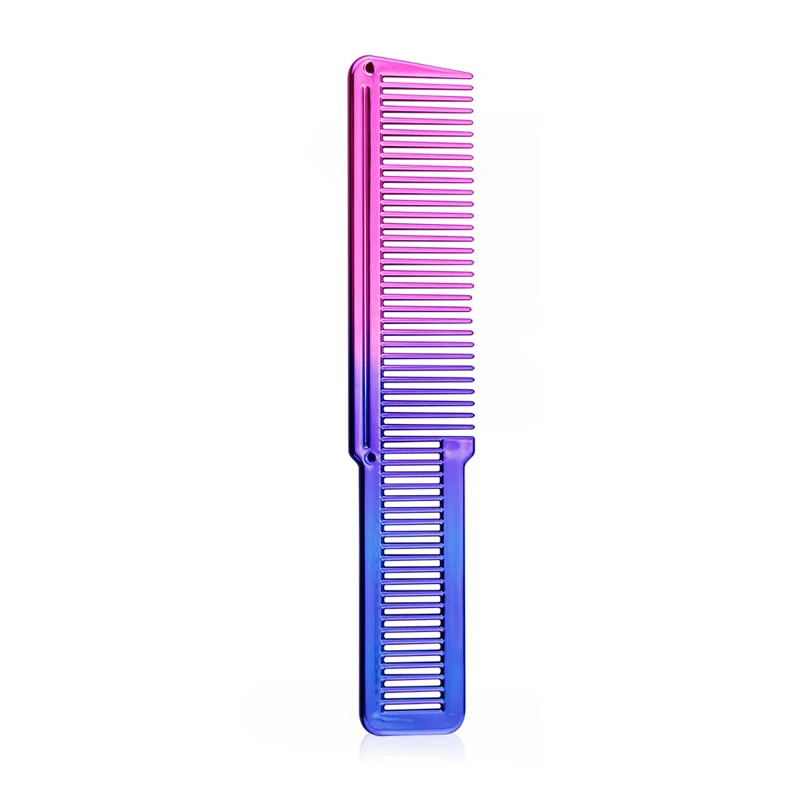 Hair comb Градиентная расческа, машинка для стрижки волос, профессиональная электрическая машинка для стрижки волос, чехол для салона, для укладки волос, Парикмахерская Машинка для стрижки волос, чехол - Цвет: Hair comb