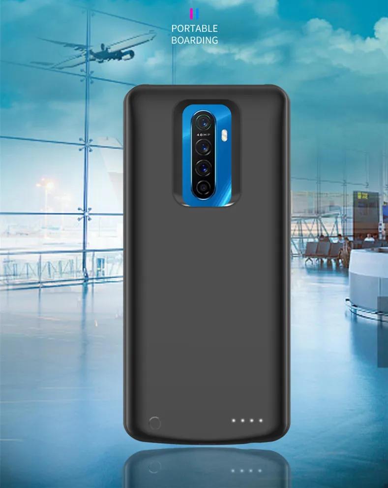 6800mah battery charger cases for oppo reno 2z battery case backup power bank cover for oppo realme x2 pro free global shipping
