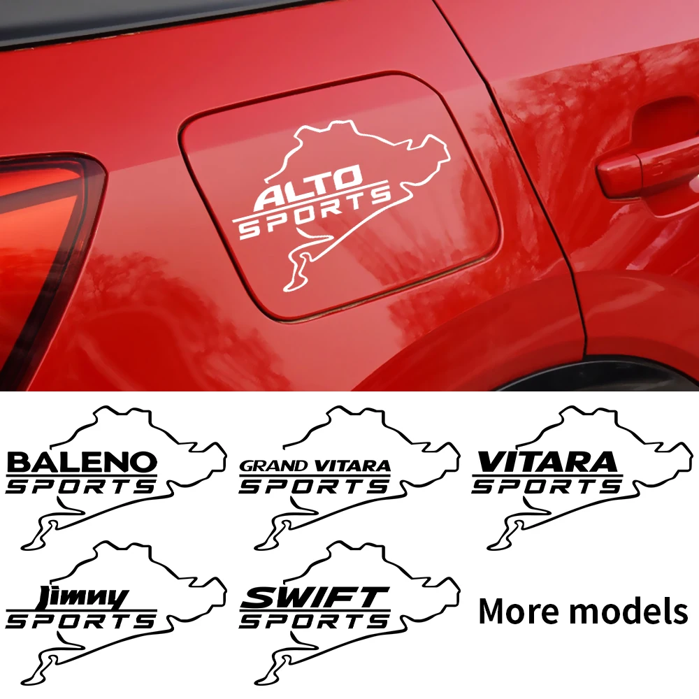 

Car Styling Fuel Tank Cap Body Decoration Stickers Vinyl Decal For Suzuki Baleno Grand Vitara SX4 Swift Jimny IGNIS ALTO Samurai