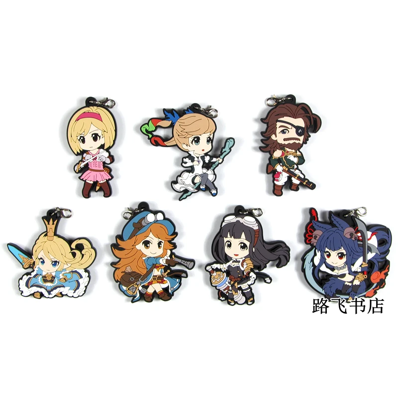 Granblue фантазия талисман резиновая подвеска Мэри Yuel Джессика ввода вывода GEDA Петра