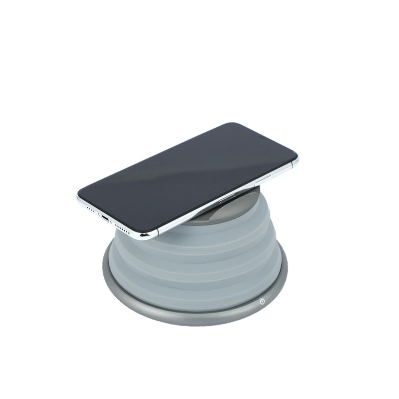Led Light Foldable 10W Qi Wireless Charger For Iphone X XS Max XR 8 Plus Holder With | Электроника