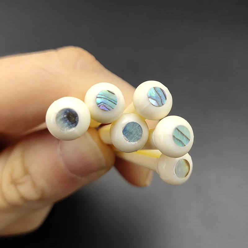 6 шт Пластик гитара мост булавки с красочные ушка горошек ABS гитары Запчасти