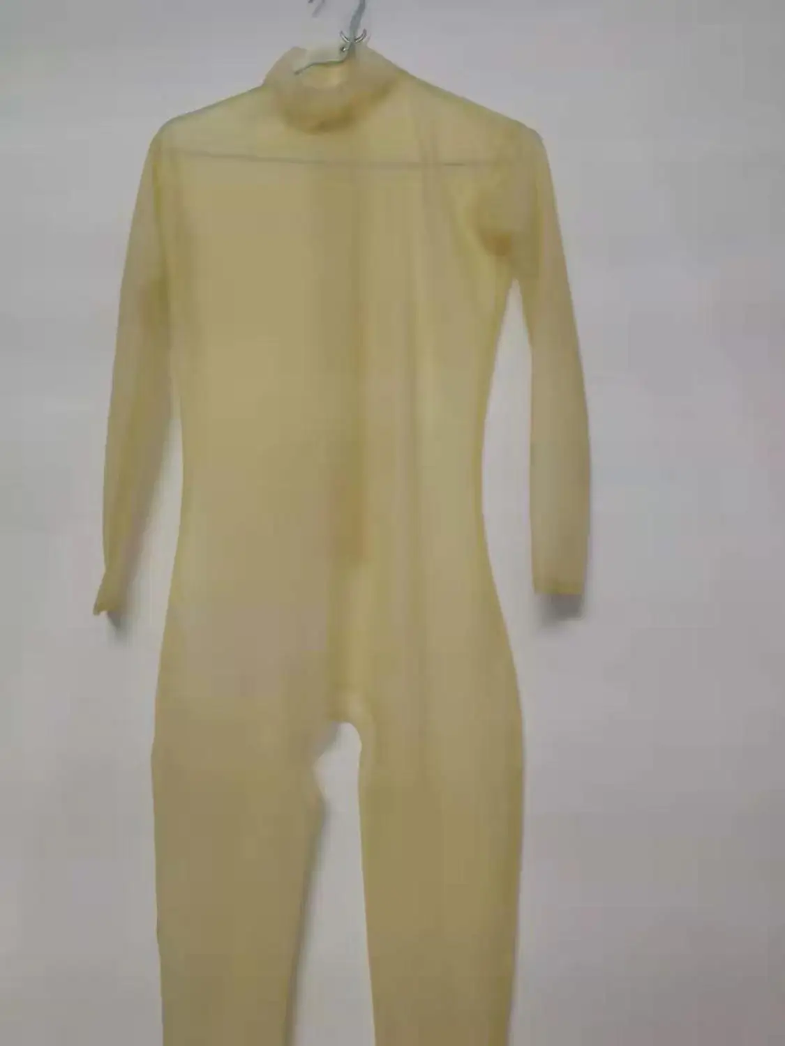 100% натуральный латекс облегающий комбинезон ручной работы без косточек