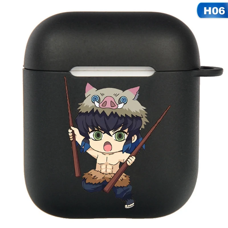 Demon Slayer: Kimetsu No Yaiba Airpods 1 2 для Apple чехол Bluetooth наушники Защитный силиконовый