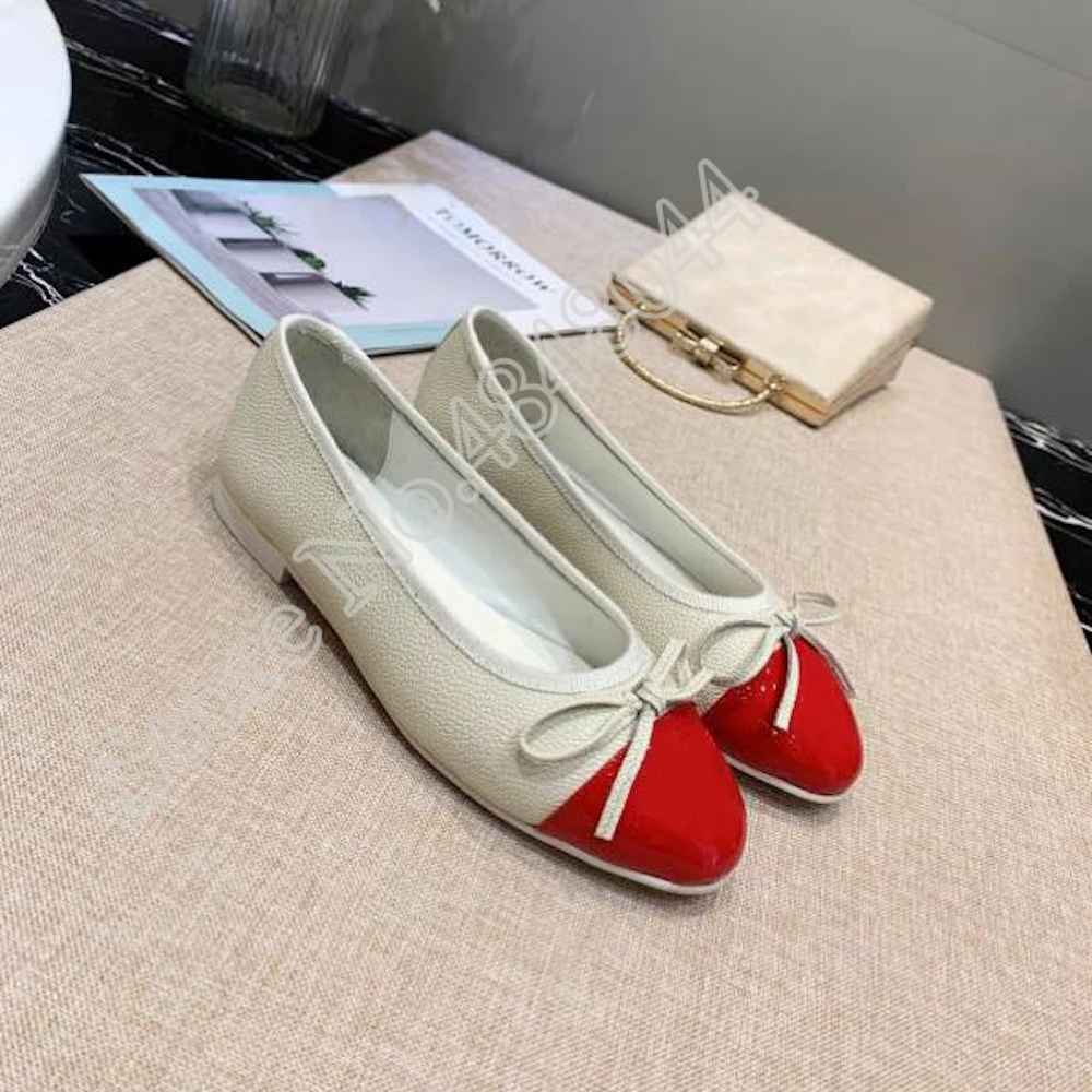 Женская обувь балетки из натуральной кожи модная женская на плоской подошве без