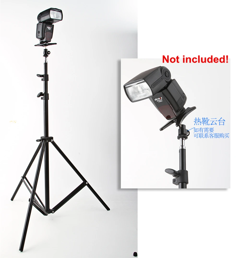 Viltrox 1,9 м(74in) Сложенные светлые штативы с 1/4 винтовой головкой для фотостудии софтбокс видео вспышка Зонты отражатель освещение