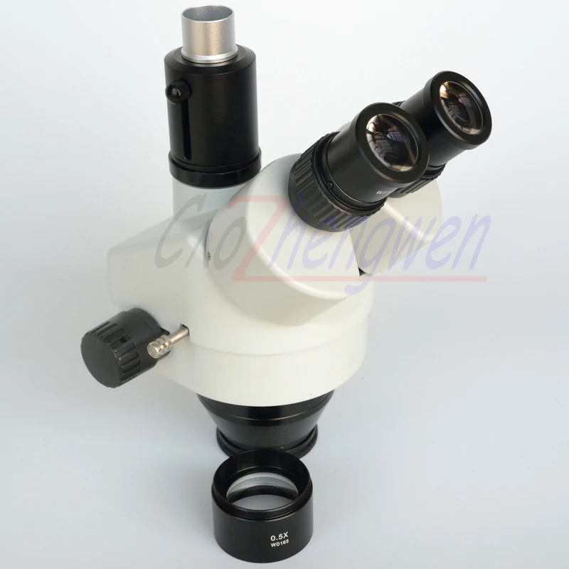 

FYSCOPE 3.5X-45X Trinocular Zoom Stereo Microscope Head SZM0.5X lens Can Simul Focal Model