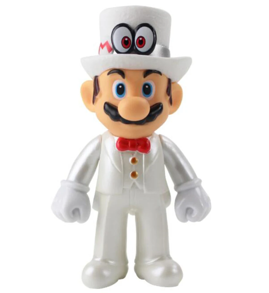odysseymariowedding 10 шт./партия, милая 15 видов стилей фигурка Супер Марио, братья Одиссея, каппи Марио, Луиджи, валуиджи, Варио, 12,5 см, ПВХ модель, розничная - Цвет: odysseymariowedding