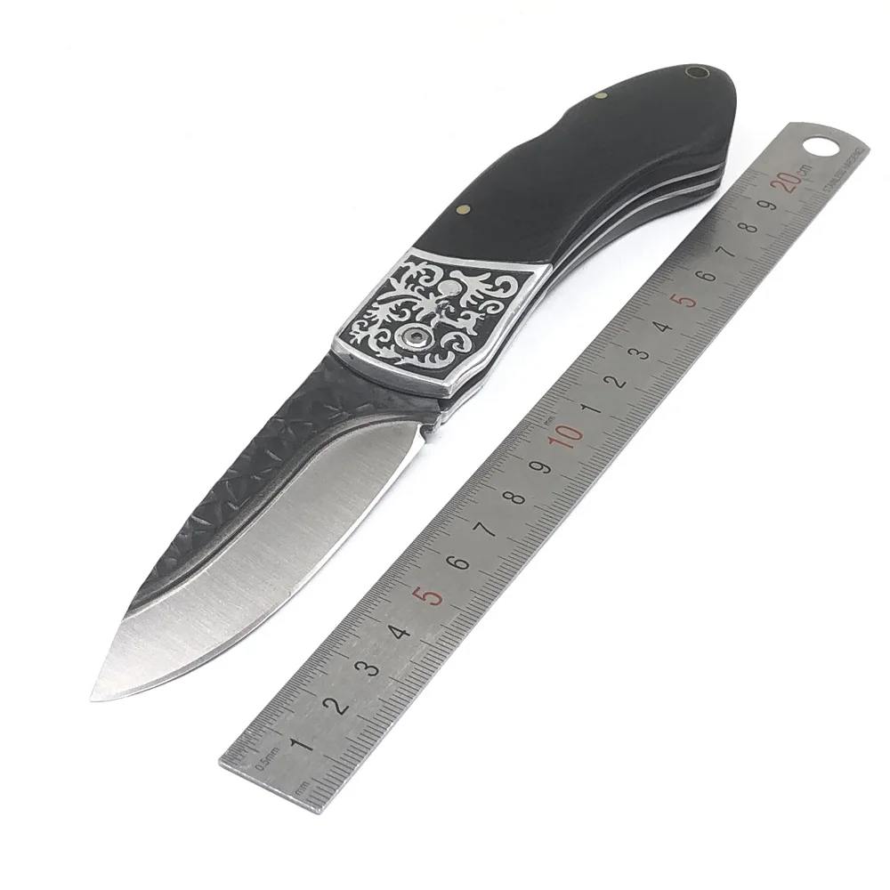 High Hardness Folding Knife Damascus Survival Tactical Pocket Wood Handle Outdoor Self-defense Hunting Knives Camping Tool | Инструменты