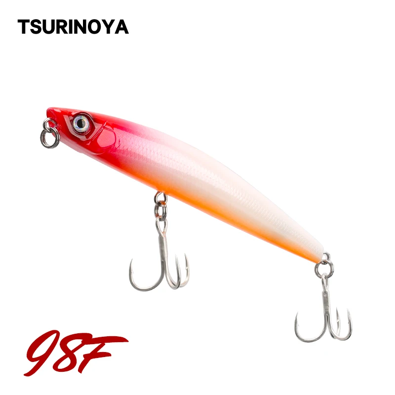 Твердая приманка карандаш TSURINOYA DW66 плавающая искусственная рыболовная с