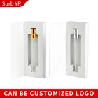 Оптовая продажа, индивидуальные бумажные коробки 17*61*148 мл и матовый стеклянный флакон для духов с распылителем