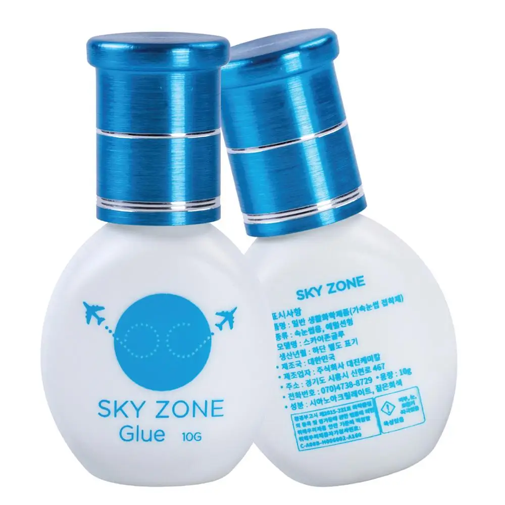 Клей для наращивания ресниц SKY ZONE профессиональный быстросохнущий клей из Кореи