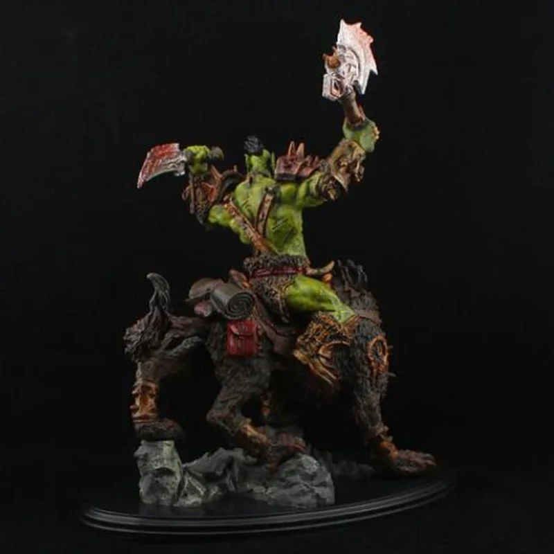 Raider Модель игрового персонажа DC WOW Tribal Orc Wolf Ride Raider Lich King Arthas карликовый катающийся вор Sylvanas Warrior фигурка игрушки - Цвет: Raider