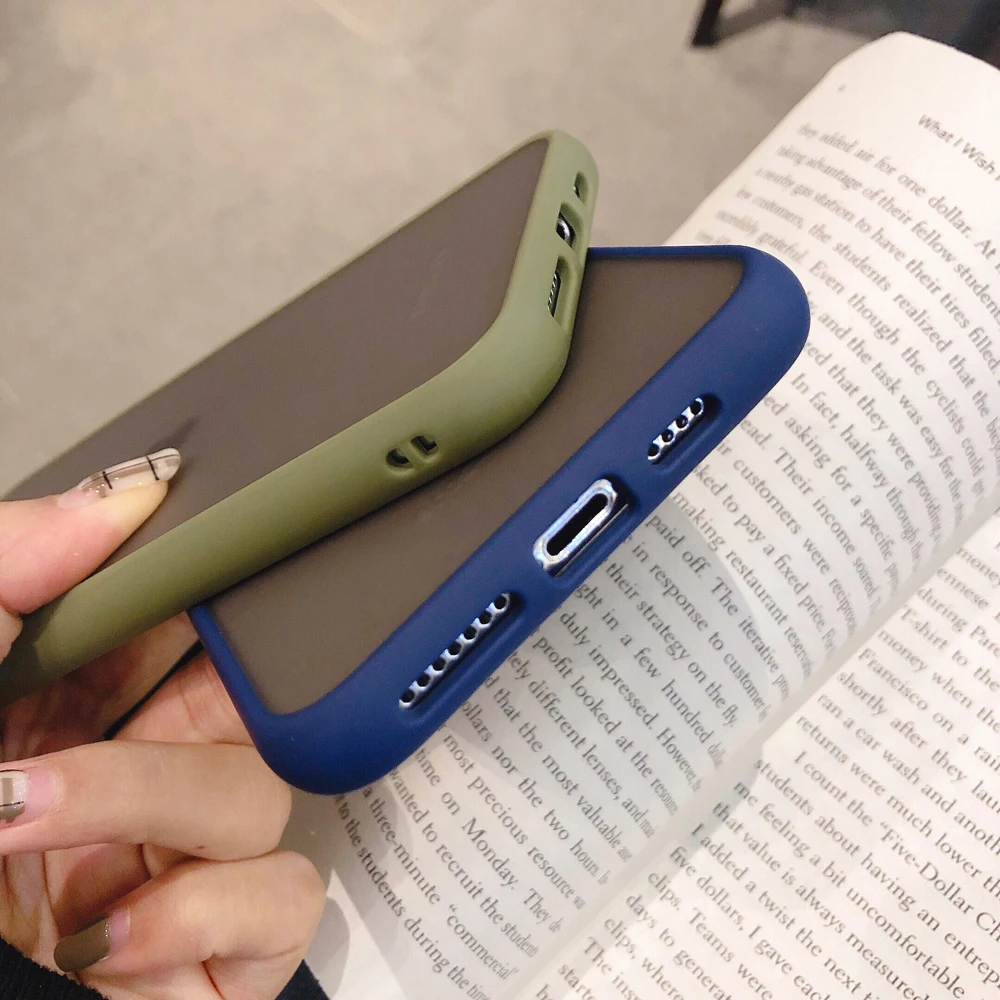 matte precision tpu phone case for iphone 11 12 pro max se 2 xr xs max 6s 8 7 plus x shockproof soft silicone clear armor cover free global shipping