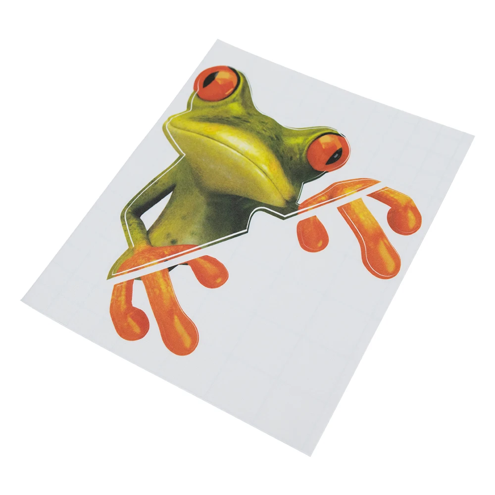 Забавный 3D мультфильм красочные лягушки стикер автомобиля Наклейка виниловая