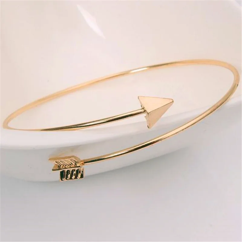 Hot Punk 2020 New Fashion Bracelet Personality Simple Geometric Gold silver Triangle Bangles Lady Wholesale Faith Bracelets | Украшения и