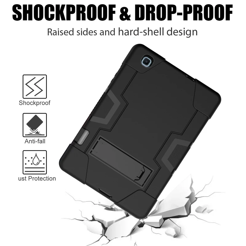 

Case for Samsung Galaxy Tab S6 Lite 10.4 2020 P610 P615 SM-P610 Kids Cover Heavy Duty Shockproof Hybrid Kickstand Tablet Funda
