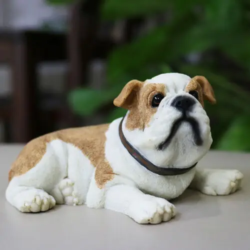 JJM Fat британская бульдог Собака Фигурка для домашних животных Canidae животное