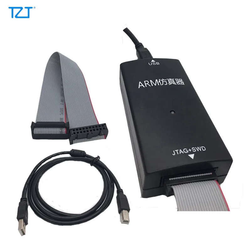 

TZT JLink V10 Emulator ARM STM32 Downloader EDU Programming Debugger Support JTAG SWD Interface