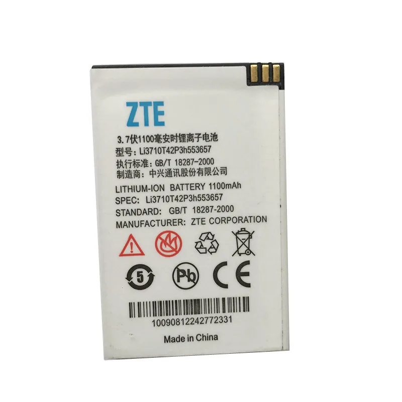 

New Li3710T42P3h553657 Original Battery For ZTE S302 / Capitel CBS718 S718 MP-S-I / MyPhone 1050/ JUST5 CP09 Mobile Phone
