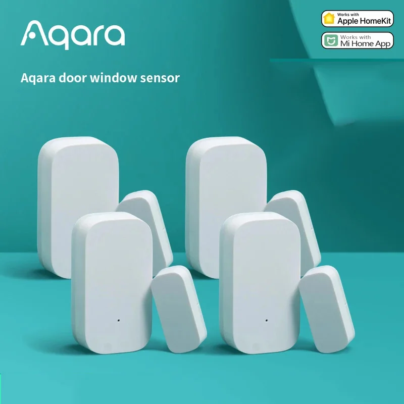 

Датчик открытия окон и дверей Aqara Zigbee, Беспроводной сенсор, работает с приложением Mi Home для умного дома Xiaomi
