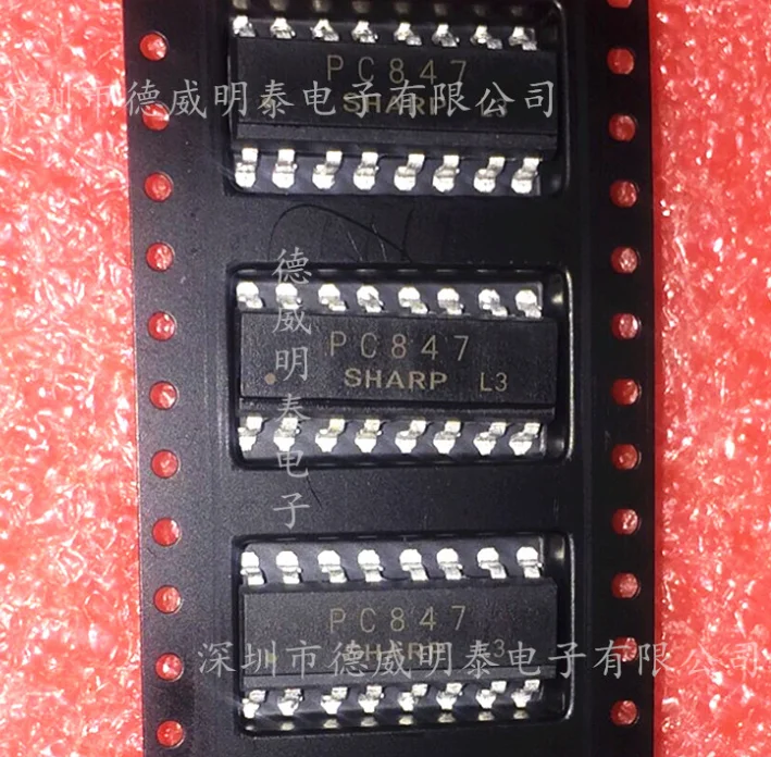 

Фотоэлектрическая муфта Mxy PC847, патч SOP16, оптоизолятор, 10 шт./лот