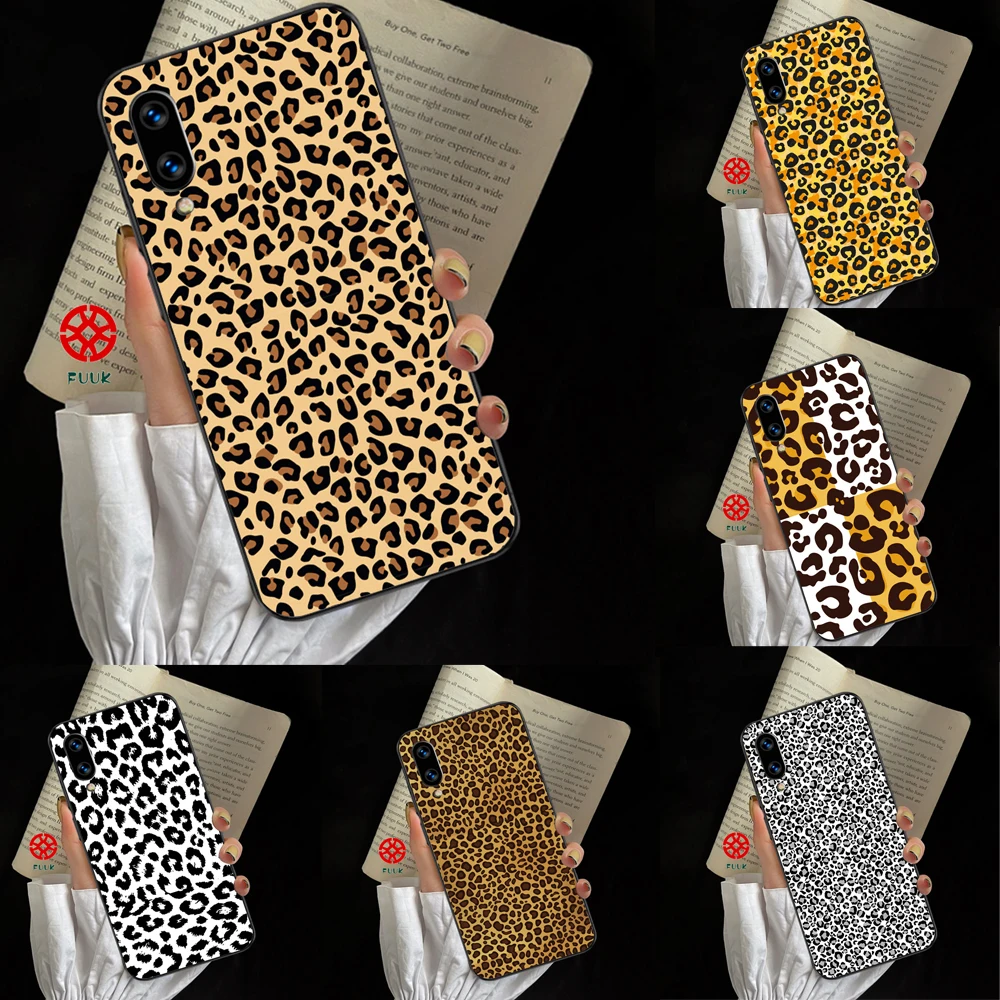 

Luxury Fashion Soft Back Cases Leopard Print Phone case For Huawei Honor 6 7 8 9 10 10i 20 A C X Lite Pro Play Soft Cover