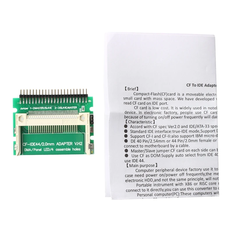 Pin длине голой ноутбук 44-Pin типа папа IDE/Sata на cf-карты и адаптер 2 5 дюйма с Ide Sata