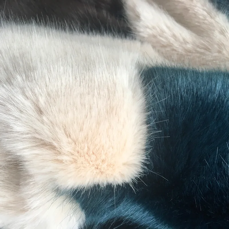 

2020 Fashion Luxury Women Winter New Warm Spliced Furry Faux Fox Fur Jackets Plus Size Streetwear Fluffy Coats and Jackets