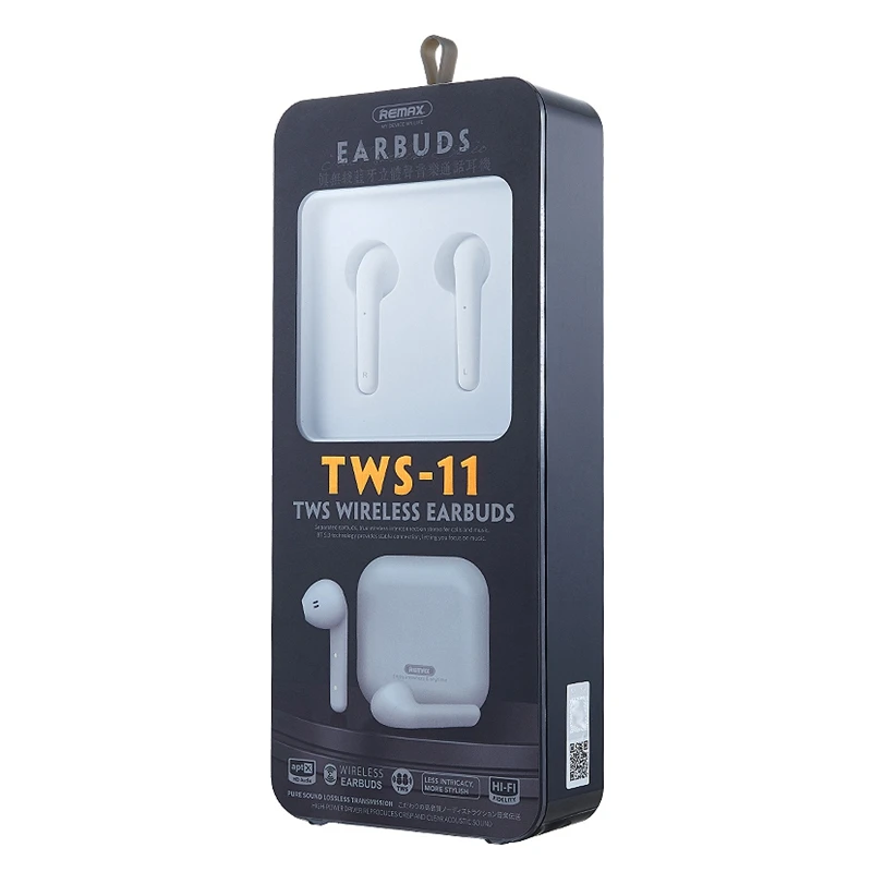 

HFES REMAX TWS-11 HIFI Wireless Headset, Wireless Bluetooth Stereo Music Call Headset with Charging Compartment