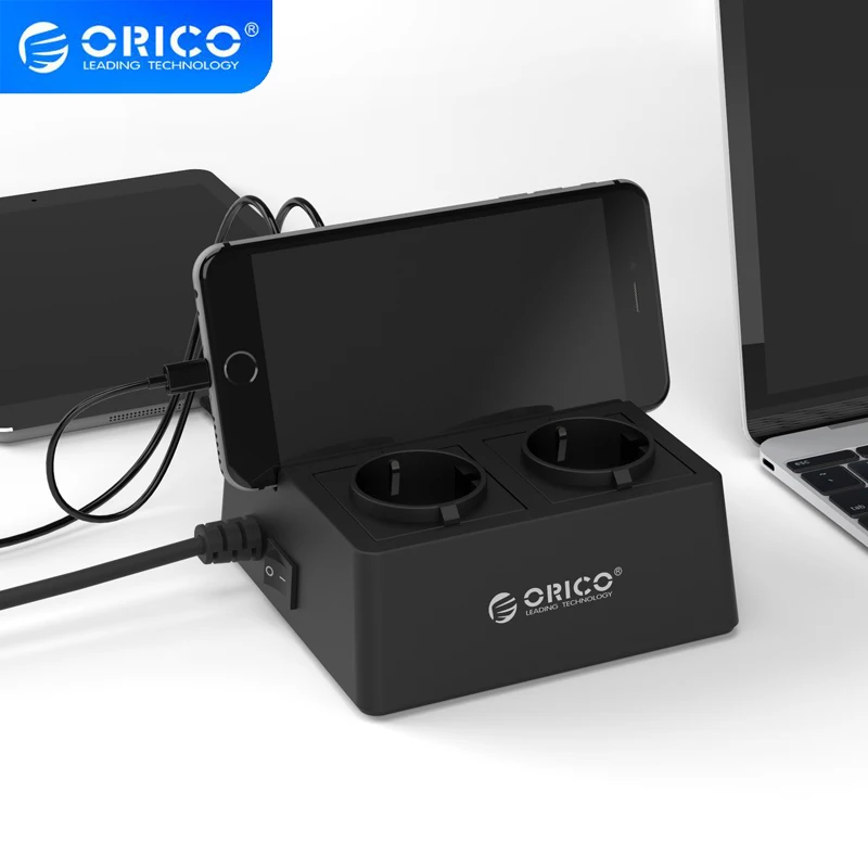 

ORICO Power Socket ODC-2A5U-V1-EU 2 AC Outlet Surge Protector with 5 USB Charging Port EU Power Plug Surge Protector for Xiaomi